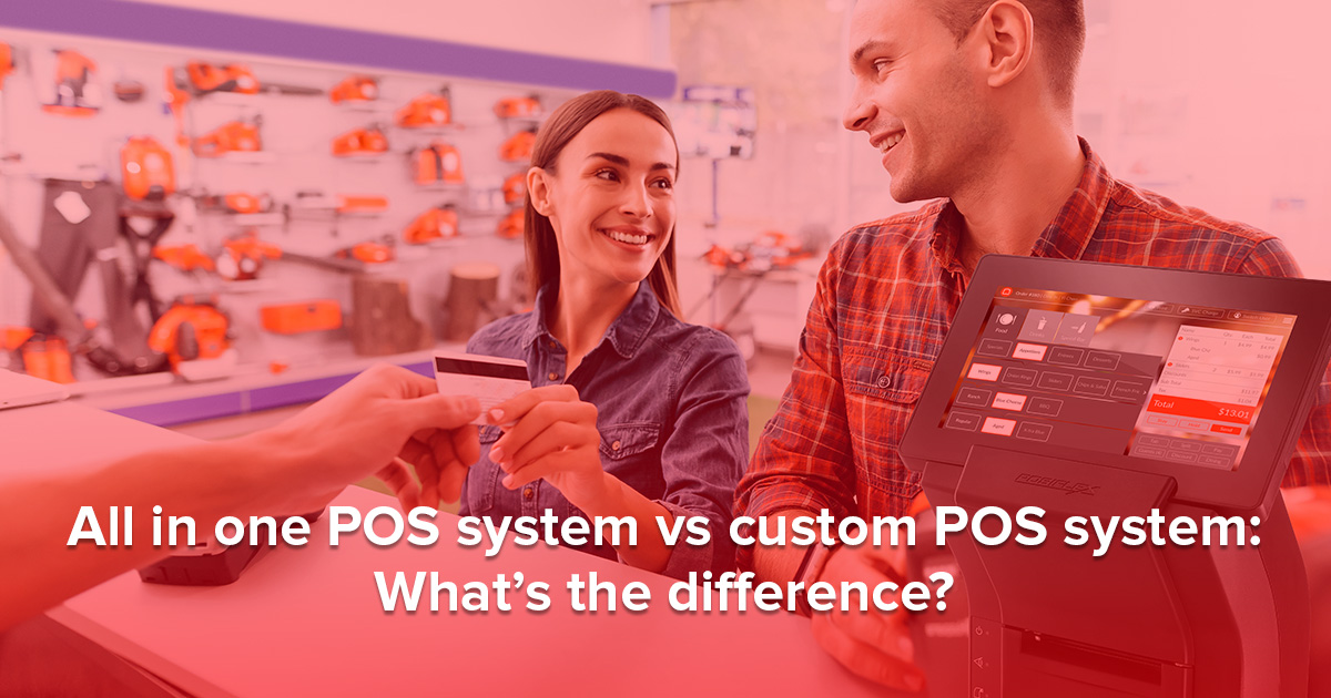All in one POS system